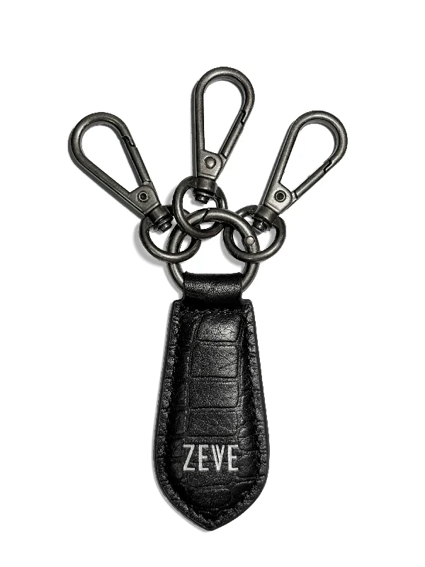 Structured Shirt-Zeve Leather Keychain