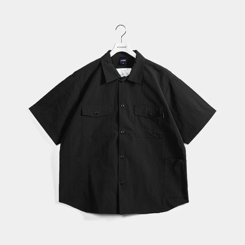 Short Sleeve Shirt-Military S/S Shirt Jacket [Sumi] / 2410604