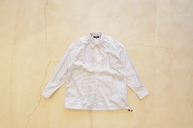 Striped Shirt-COMME des GARCONS HOMME / 綿ストライプ　プルオーバーシャツ