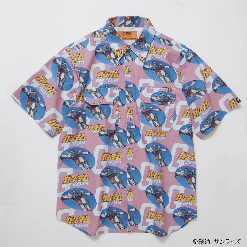 Formal Shirt-STRICT-G UNIVERSAL OVERALL『機動戦士ガンダム』半袖オープンカラーシャツ【2750141】