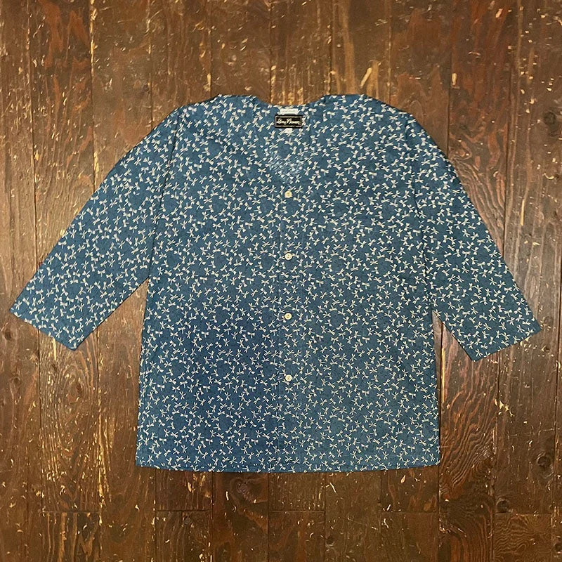 Work Blouse-鯉口シャツ “蜻蛉”