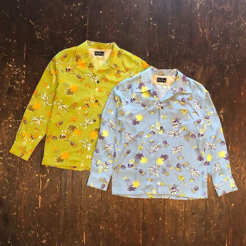 T-shirt Blouse-L/S Hawaiian Shirt “MEXICO”