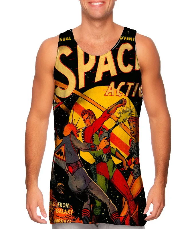 Workout Vest-Lost Galaxy Comic Retro