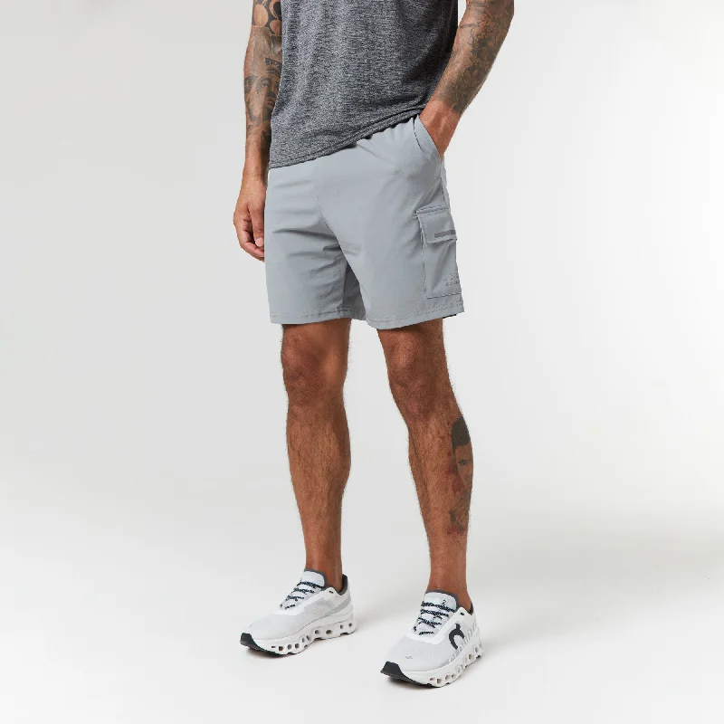 Lightweight Shorts-Performance Cargo Short | Mid Grey