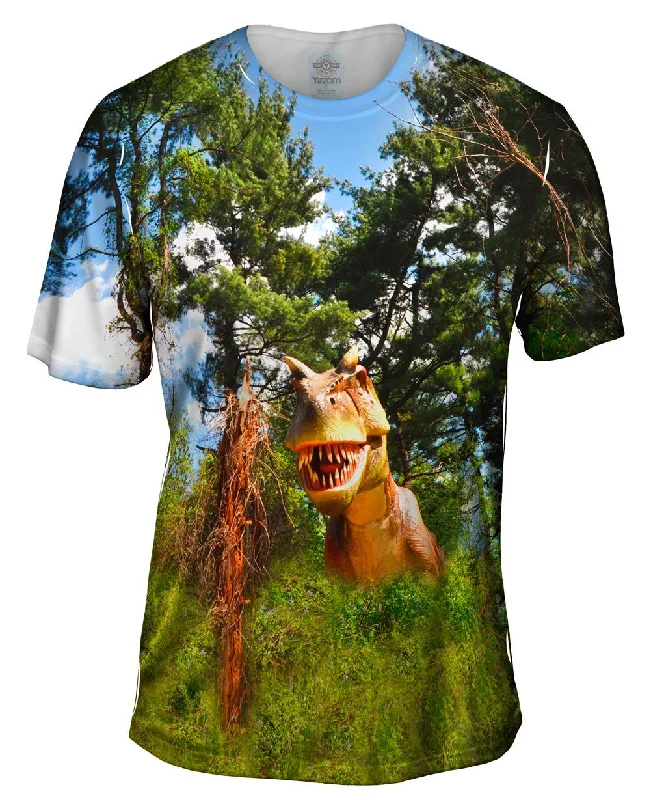 Cool Graphic T-shirt-T Rex Dinosaur Surprise