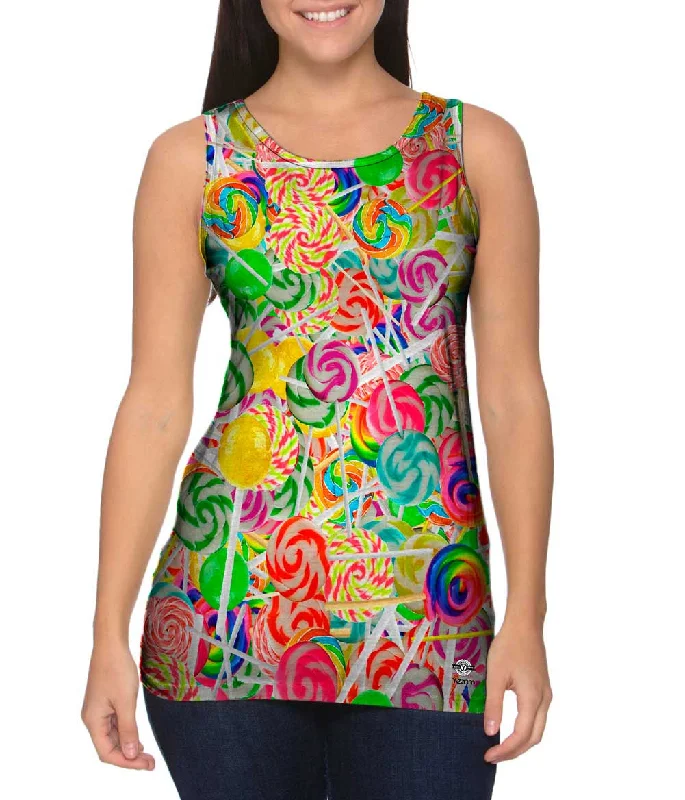 Beach Tank Top-Lollipop Jumbo