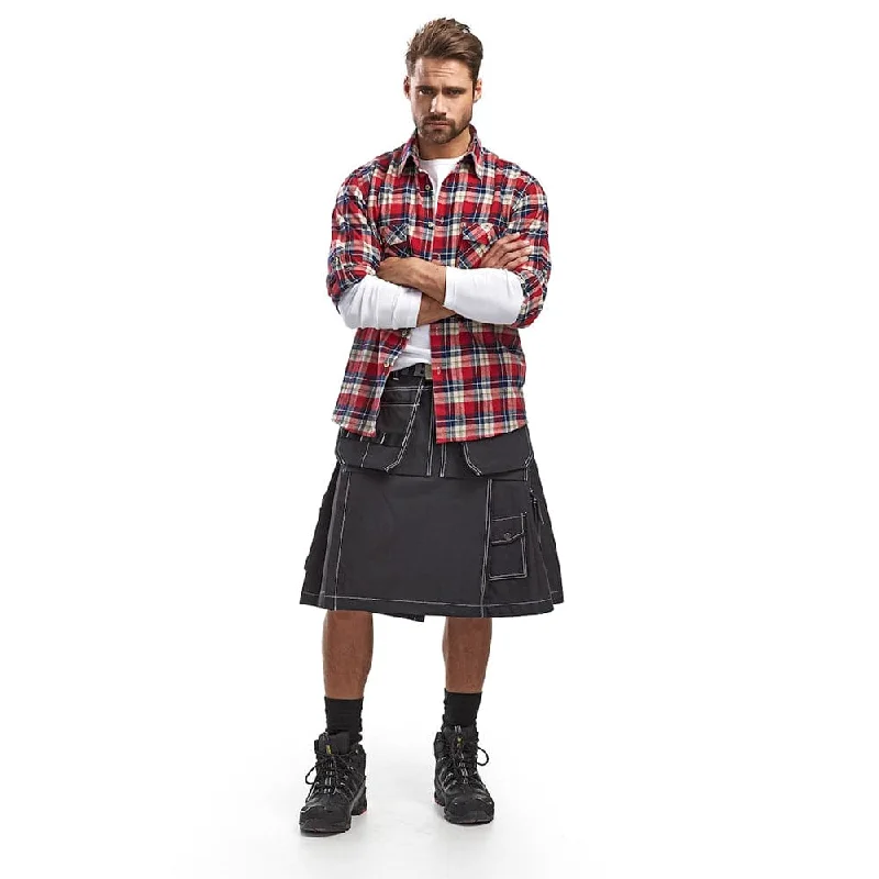 Summer Shorts-Blaklader 8566 Twill Holster Pocket Craftsman Kilt