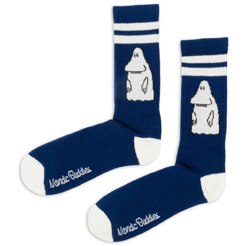 Customizable Socks-The Groke Socks Blue - Nordicbuddies