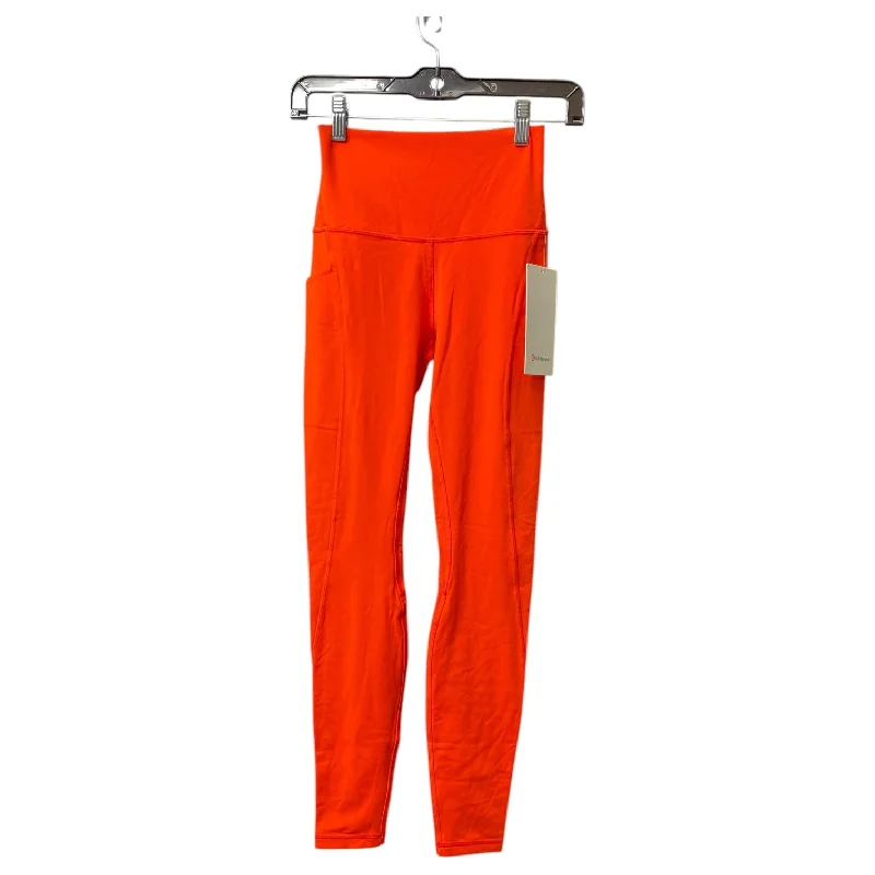 Athletic Jogger Pants-Athletic Pants By Lululemon In Orange, Size:4