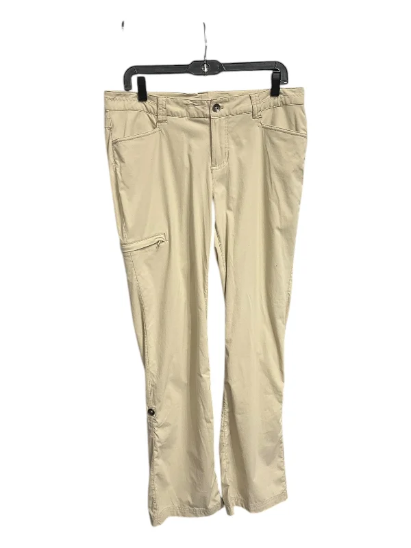 Skinny Pants-Athletic Pants By Eddie Bauer In Tan, Size: 10