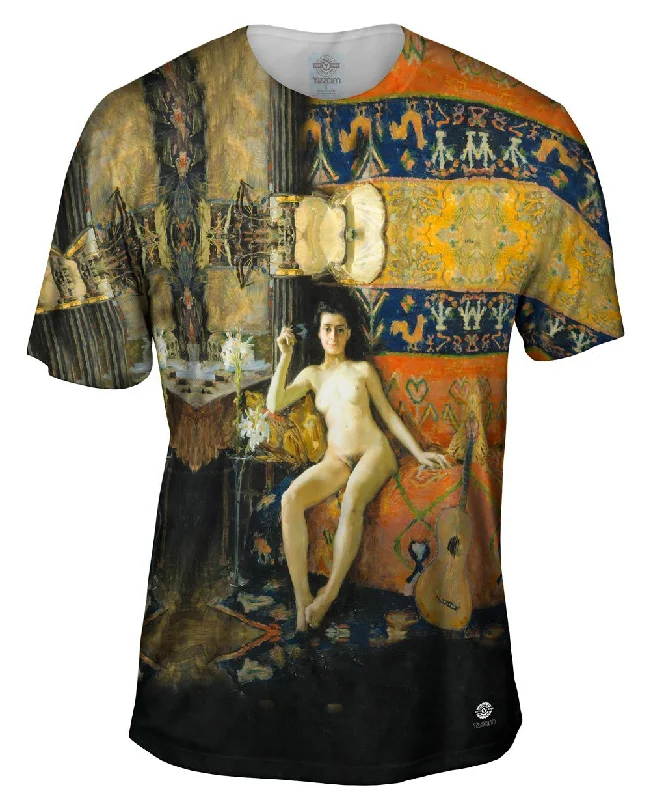 Cool Graphic T-shirt-Akseli Gallen-Kallela - "Demasquee" (1888)