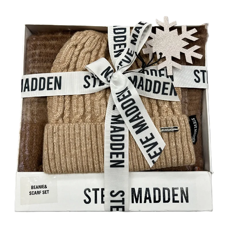 Trucker Hat-Hat Beanie/Scarf Set By Steve Madden