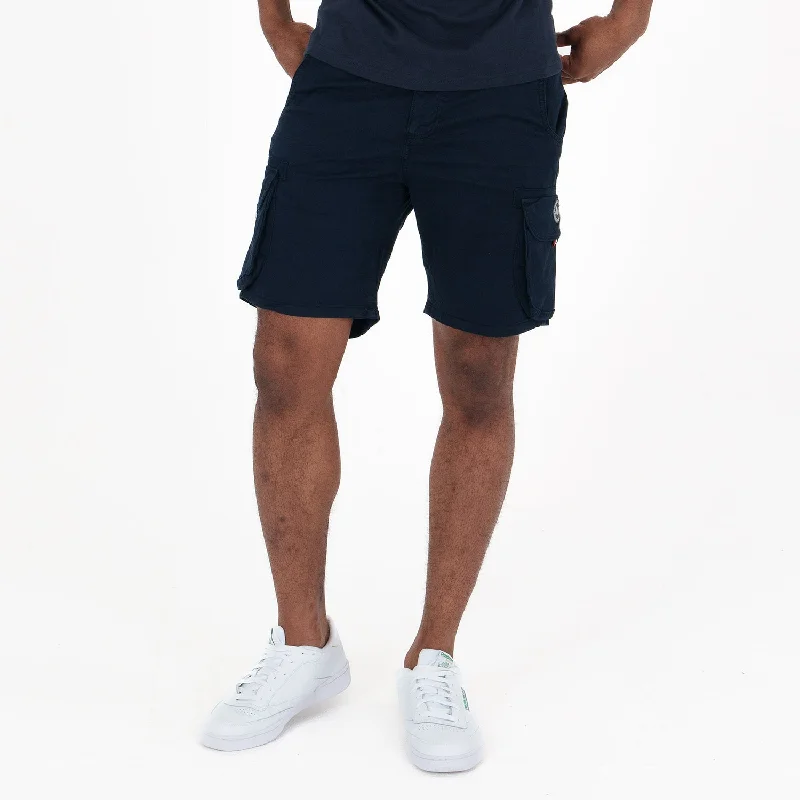 Knee Length Shorts-Bunker Shorts Navy