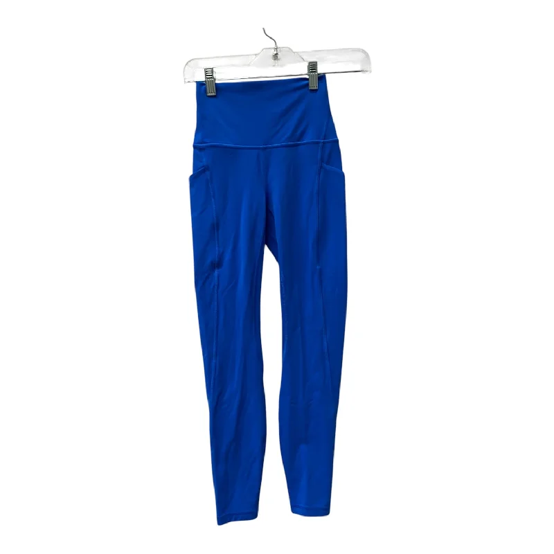 Stylish Pants-Athletic Pants By Lululemon In Blue, Size:2