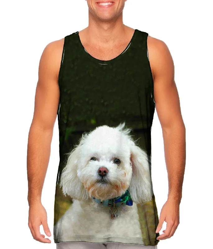 Mesh Tank Top-Little White Poodle