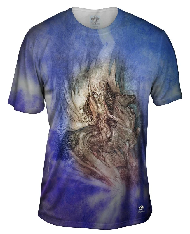 Logo Print T-shirt-Arthur Rackham - "Siegfried and the Twilight of the Gods " (1911)