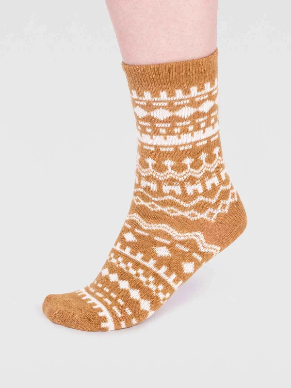 Heavy Duty Socks-Archa Wool Sock - Straw Yellow