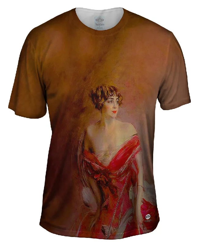 Festival T-shirt-Giovanni Boldini - "Mlle de Gillespie" (1912)