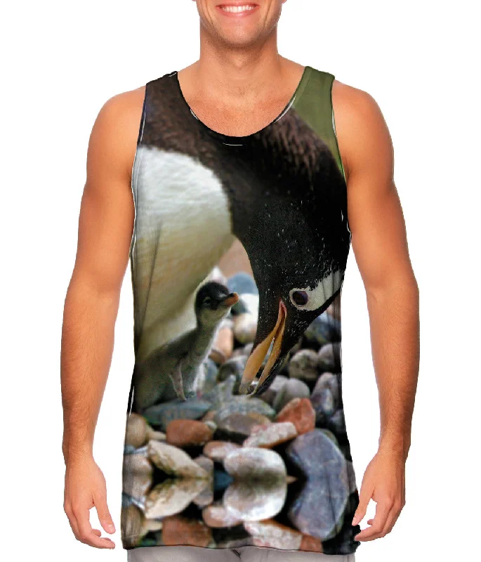 Cotton Tank Top-Mama Penguin Shelter