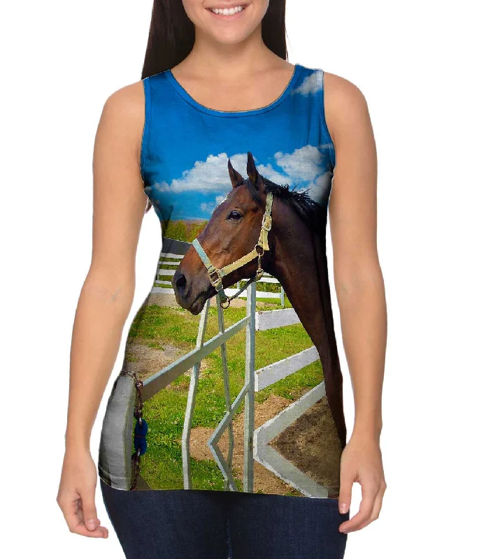 Slim Fit Tank-Lovely Horse