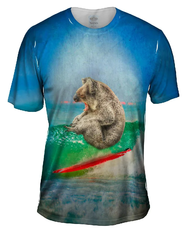 Casual Wear T-shirt-Surf Koala