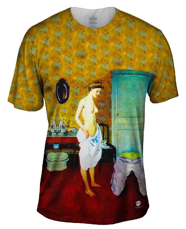 Graphic Design T-shirt-Felix Vallotton - "The Toilet" (1905)