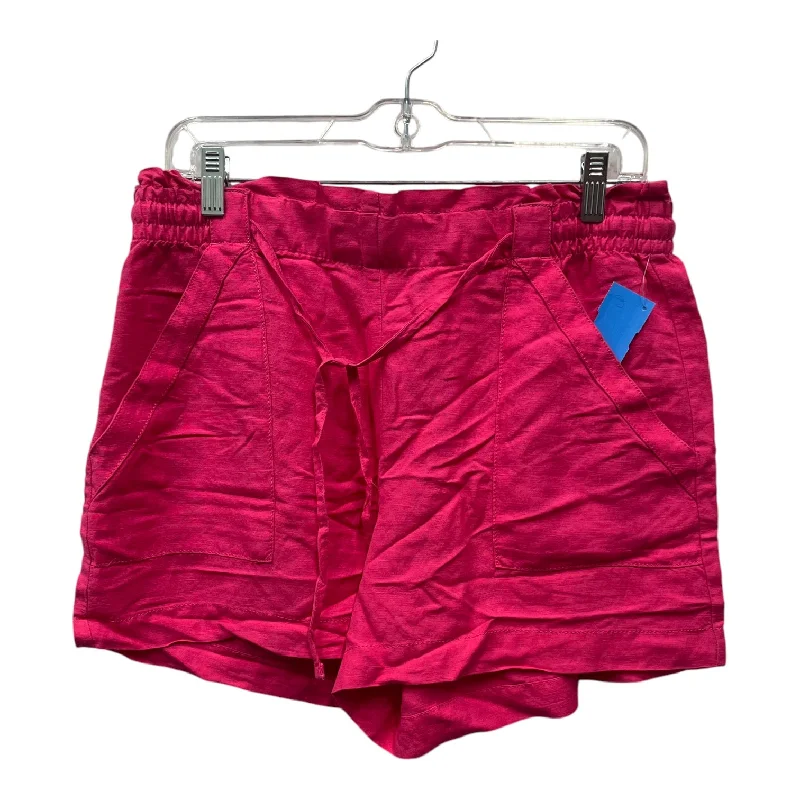 Tied Waist Shorts-Shorts By Loft In Pink, Size:8