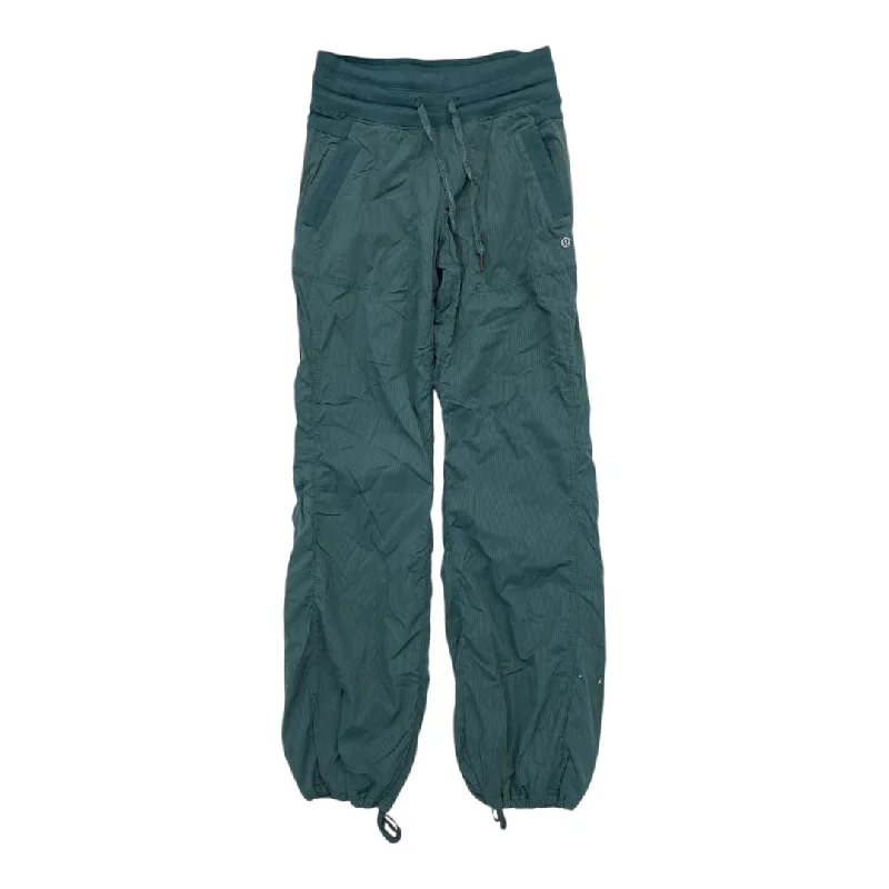 Custom Pants-Athletic Pants By Lululemon In Green, Size:S