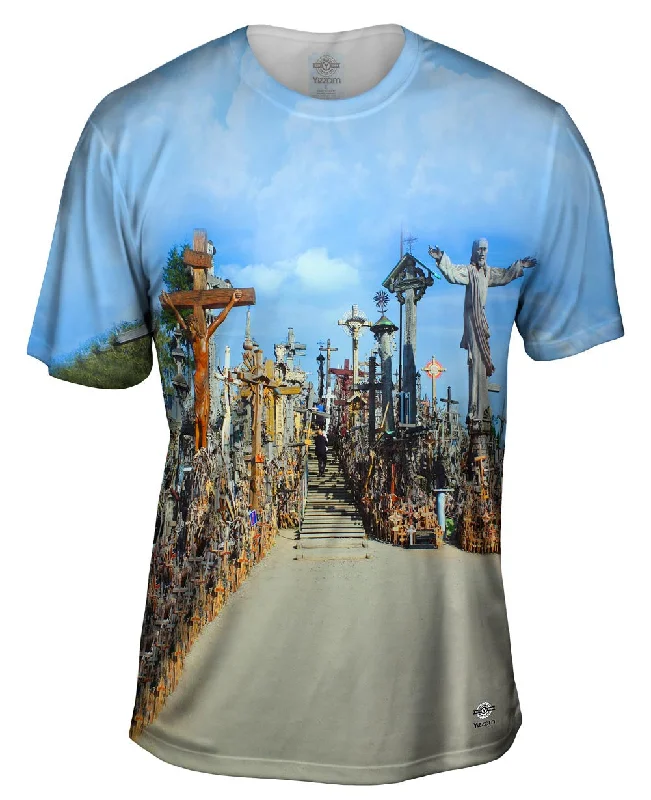 3D Print T-shirt-Pudelek (Marcin Szala) - "Hill of Crosses" (2011)