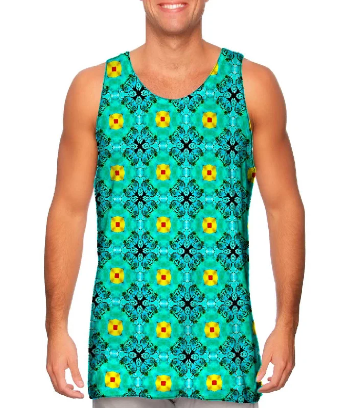 Sleeveless Shirt-Look Into My Eyes Pattern