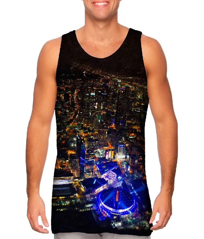 Bold Print Tank-La Night Lights