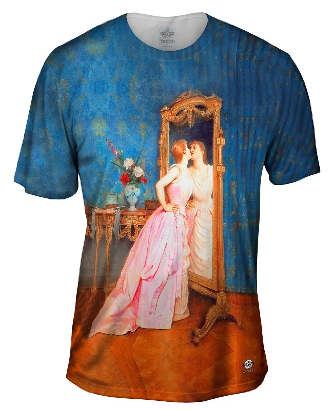 Printed T-shirt-Auguste Toulmouche - "Vanity" (1890)