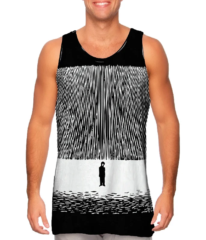 Outdoor Tank Top-M.C.Escher - "Flor de Pascua Untitled" (1921)