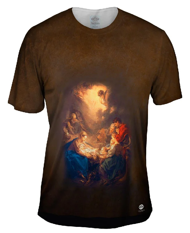 Long Sleeve T-shirt-Francois Boucher - "The Light of the World" (1750)