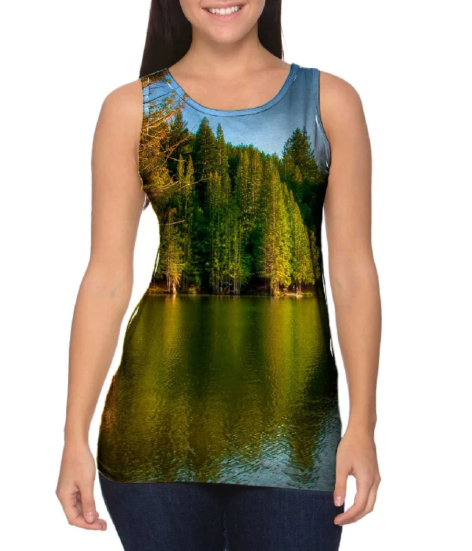 Running Sleeveless Top-Loch Lomond Reservoir