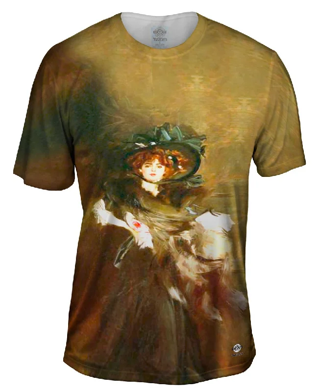 Inspirational Quote T-shirt-Giovanni Boldini - "Portrait Mademoiselle Lantelme" (1907)