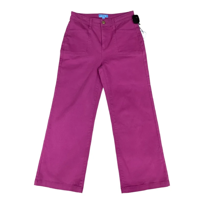 Zipper Pants-Pants Cropped By Draper James In Pink, Size: 4