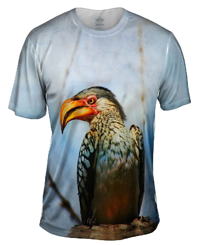 Streetwear T-shirt-Yellow Billed Hornbill