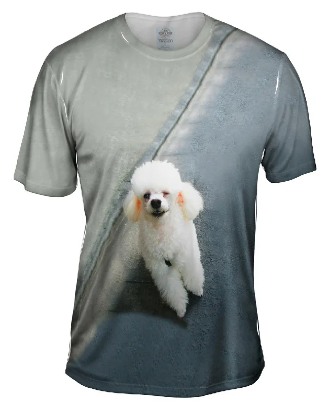 Pop Culture T-shirt-Winking Poodle