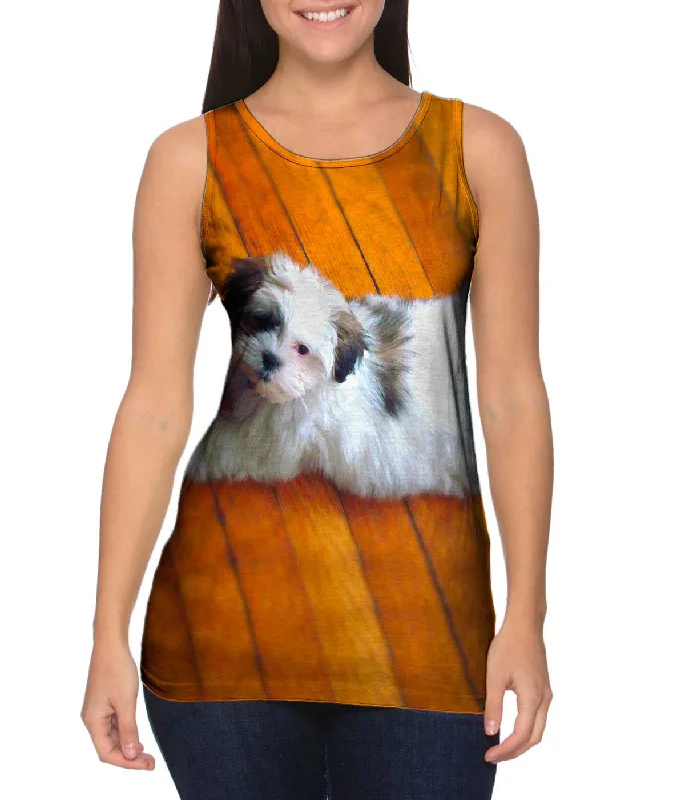 Workout Muscle Shirt-Maltese Cooling Off