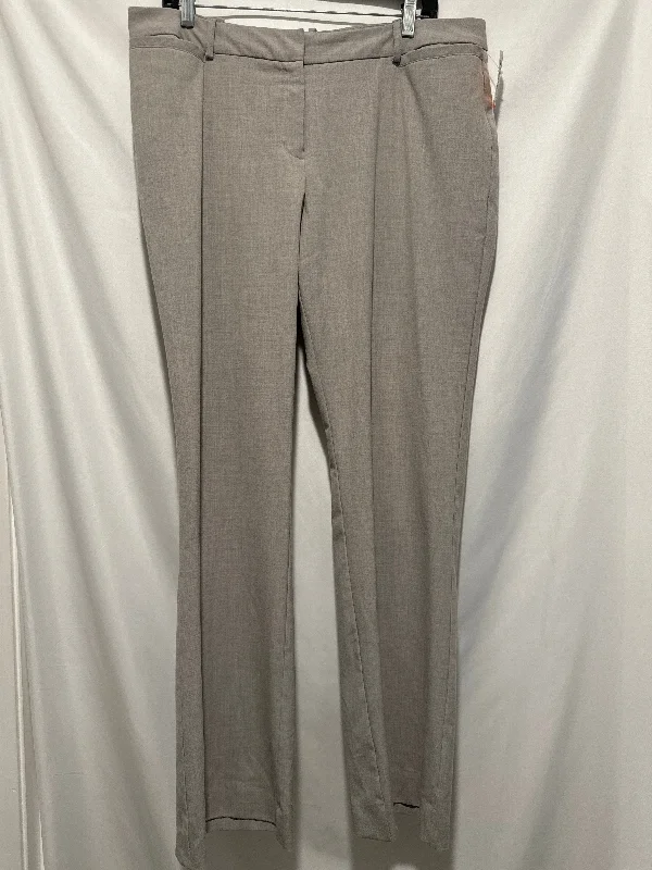 Cotton Pants-Pants Dress By Worthington In Grey, Size: 14