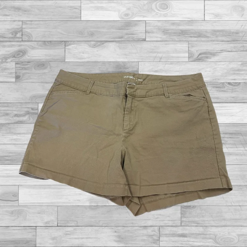 Beachwear Shorts-Shorts By Old Navy In Tan, Size: 14