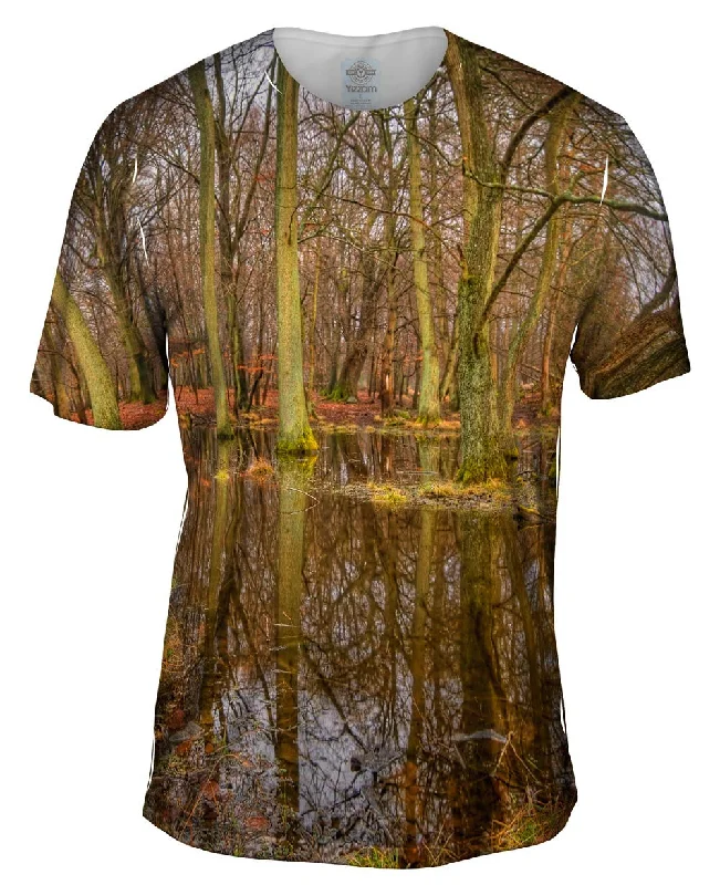 T-shirt With Vintage Print-Water Wilderness