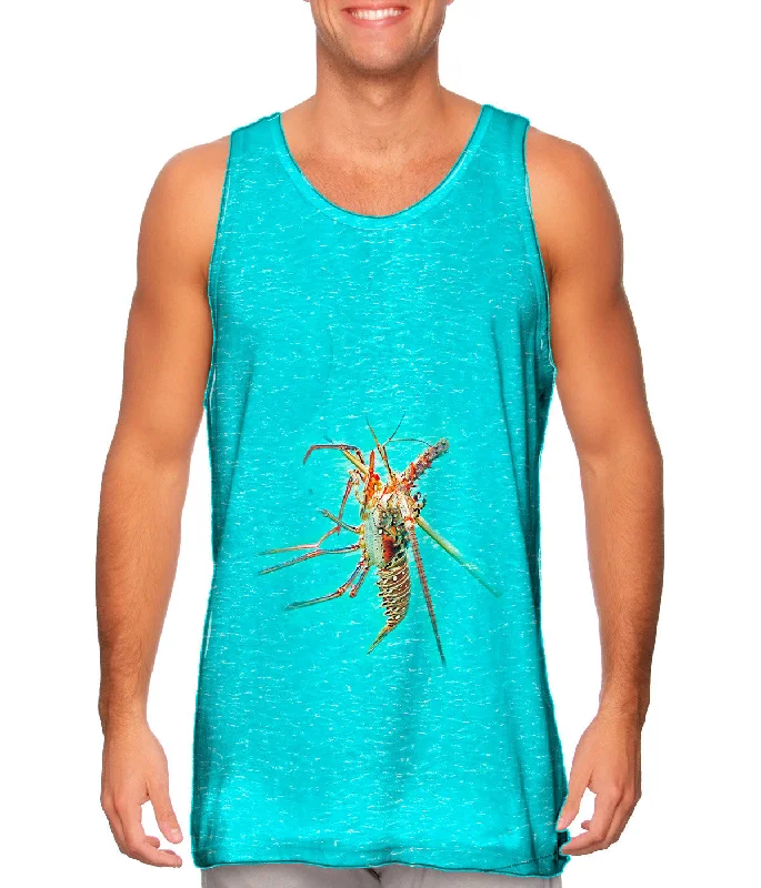 Gym Sleeveless Shirt-Lobster