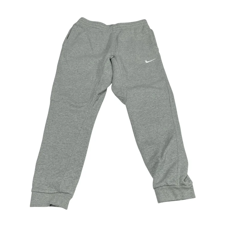 Lounge Pants-Athletic Pants By Nike Apparel In Grey, Size: M