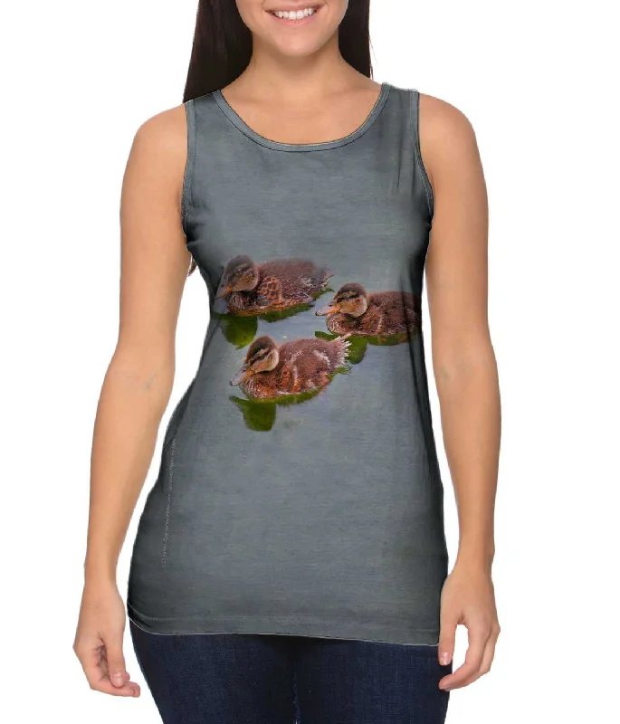 Stretch Tank Top-Little Ducklings Swim