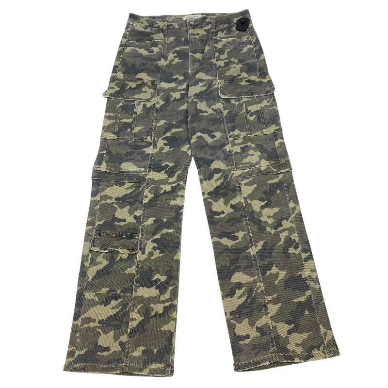 Bootcut Jeans-Pants Other By Hidden In Camouflage Print, Size: 8