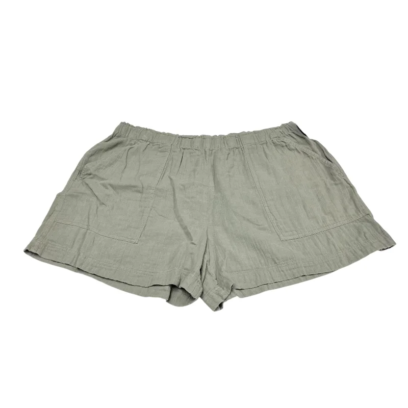 Quick-drying Beach Shorts-Shorts By Lilla P In Green, Size: L