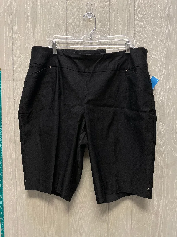 Outdoor Shorts-Shorts By Cato In Black, Size: 20