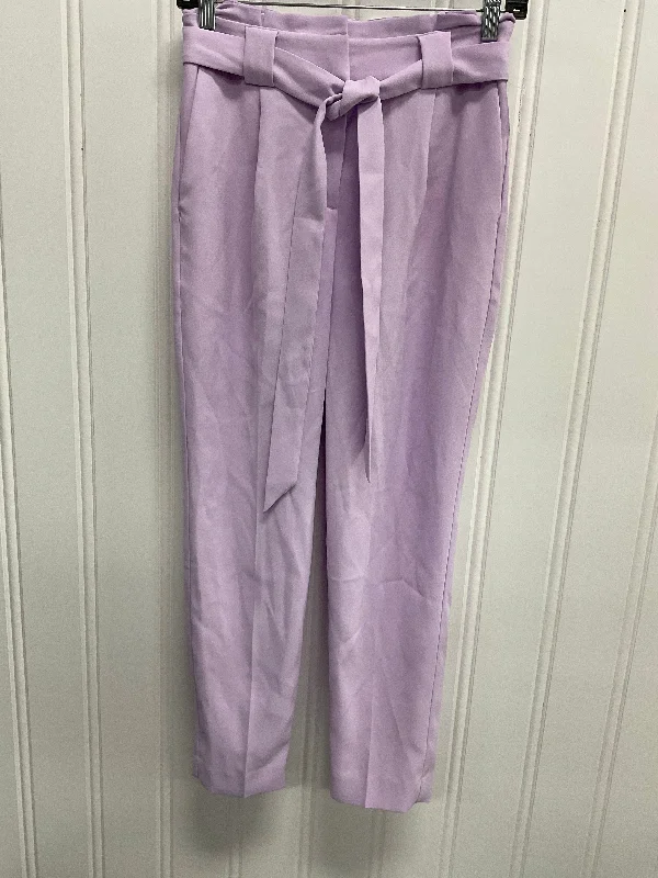 Hiking Cargo Pants-Pants Dress By Express In Purple, Size: 0